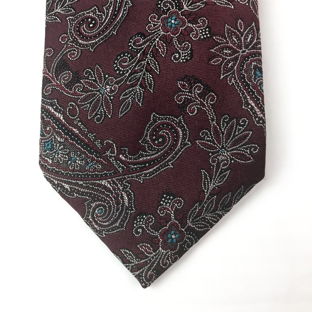Oscar De La Renta Silk Tie - Vintage